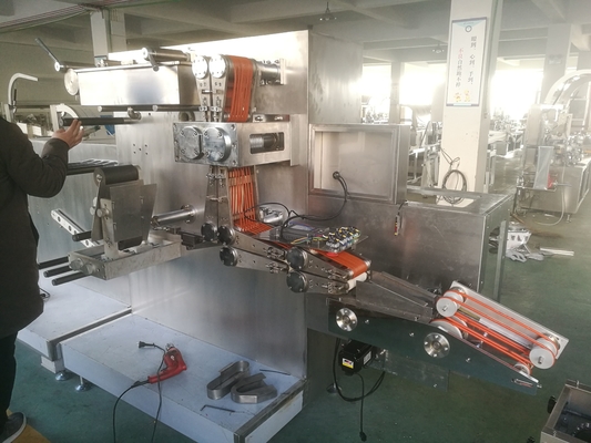 SS Wet Tissue Packing Machine Durable Wet Napkin Paper Packing Machine